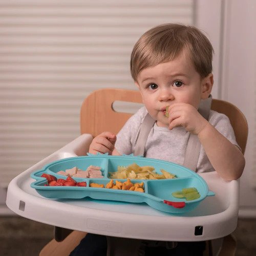 Innobaby DIN DIN SMART Silicone Suction Divided Chicken Plate